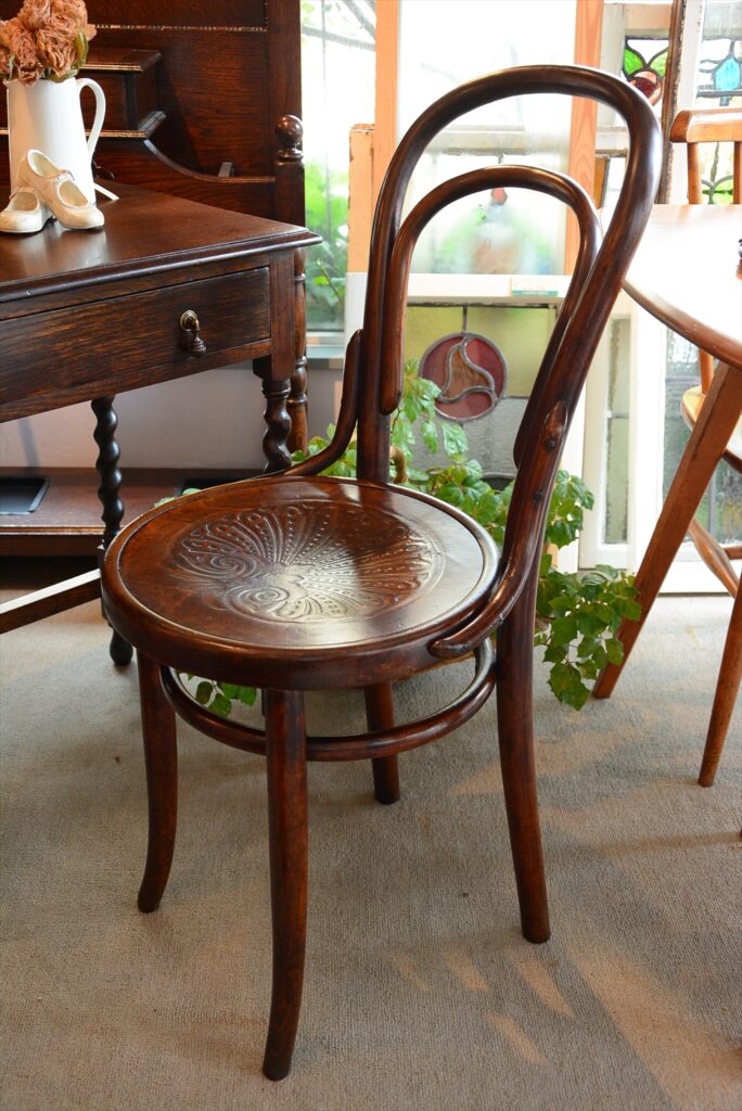 ヨーロッパ家具◾️曲木ベントウッド 木製チェア/ 椅子-